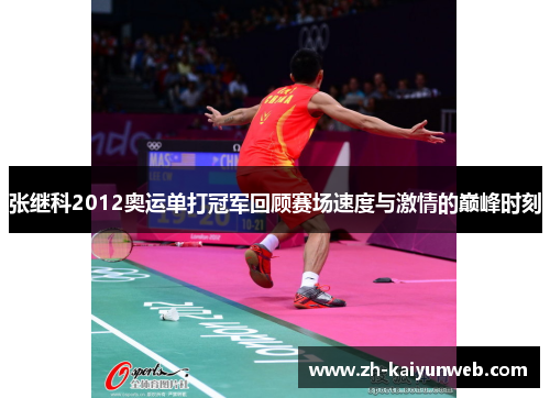 张继科2012奥运单打冠军回顾赛场速度与激情的巅峰时刻